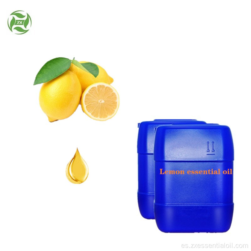 Suministro de fábrica de aceite esencial de limón de grado cosmético de grado alimenticio