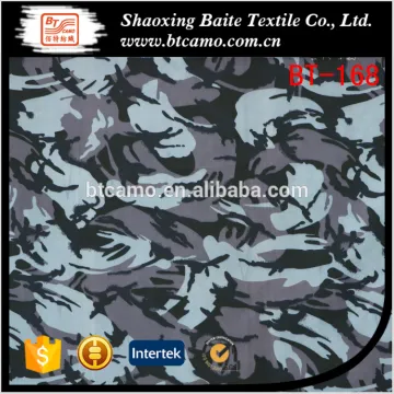 China manufacturer polyester cotton camouflage fabric for navy/marine uniform BT-168