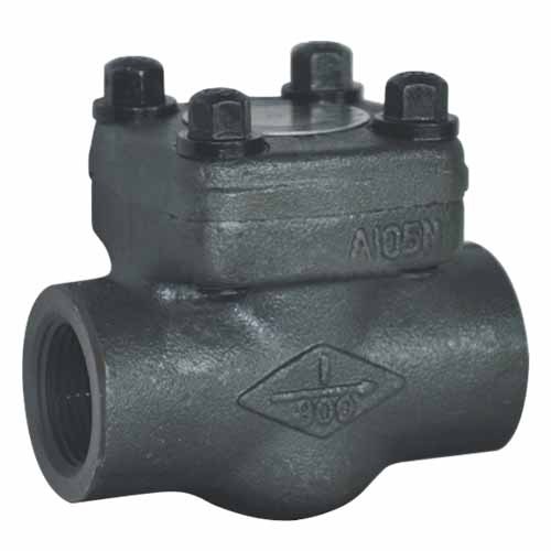 forged steel female thread, socket weld check valve