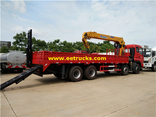 XCMG 8X4 20ton lori lililowekwa kwenye cranes