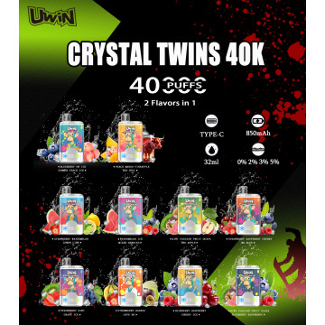 Uwin Crystal Twins 40000 Puffs EU wholesale