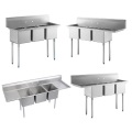 Commercial Three Compartment Utility Sink