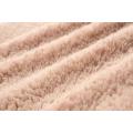 SOFT CORAL FLEECE FABRIC