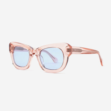 Square Cat Eye Acetate Female Sunglasses