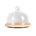 Crystal Round Coast Acacia Cake Dome and Board