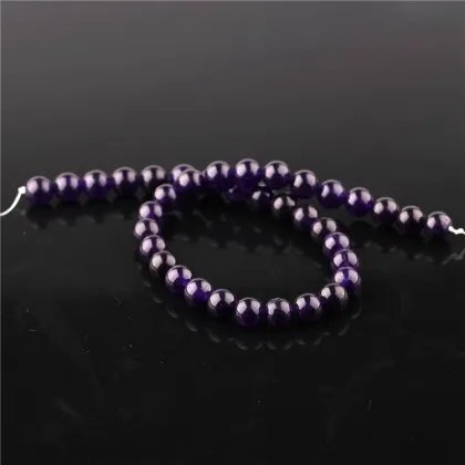 2018 Wholesale pink chalcedony loose bead pink jade loose bead