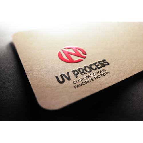 UV coating cards design