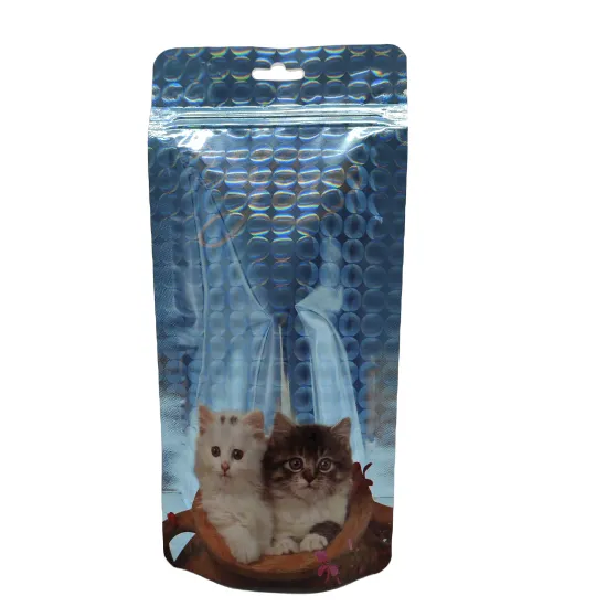 Stand-Up Pet Food Bag with Secure Closure