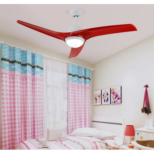 Dining room ceiling fan light with three blades