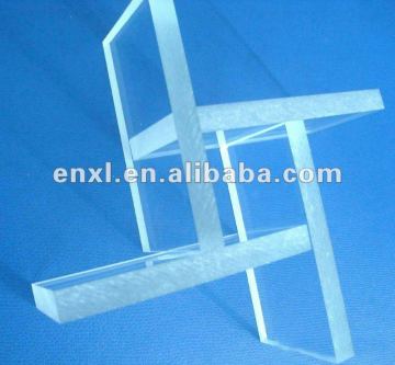 Transparent plexiglass sheet