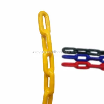 Free Size Plastic Coated Safety Chain for Outdoor Swings with Long Iron Links