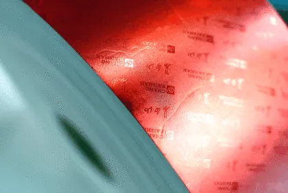 Red Textured Cigarette Paper