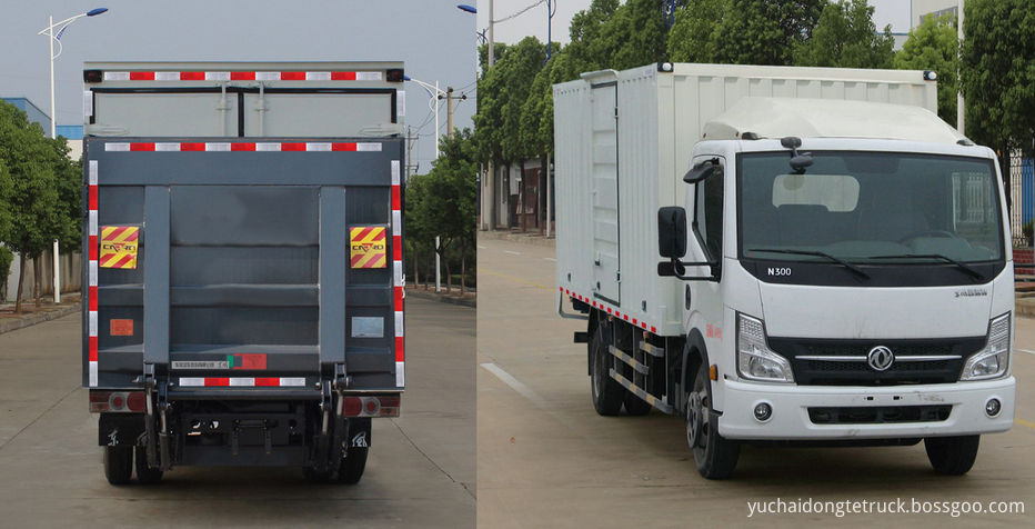 ISUZU cargo van lifting system