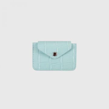 Sacs de carte en cuir Croko Pu pour femmes