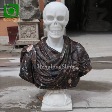 Scultura del busto del cranio in marmo artificiale