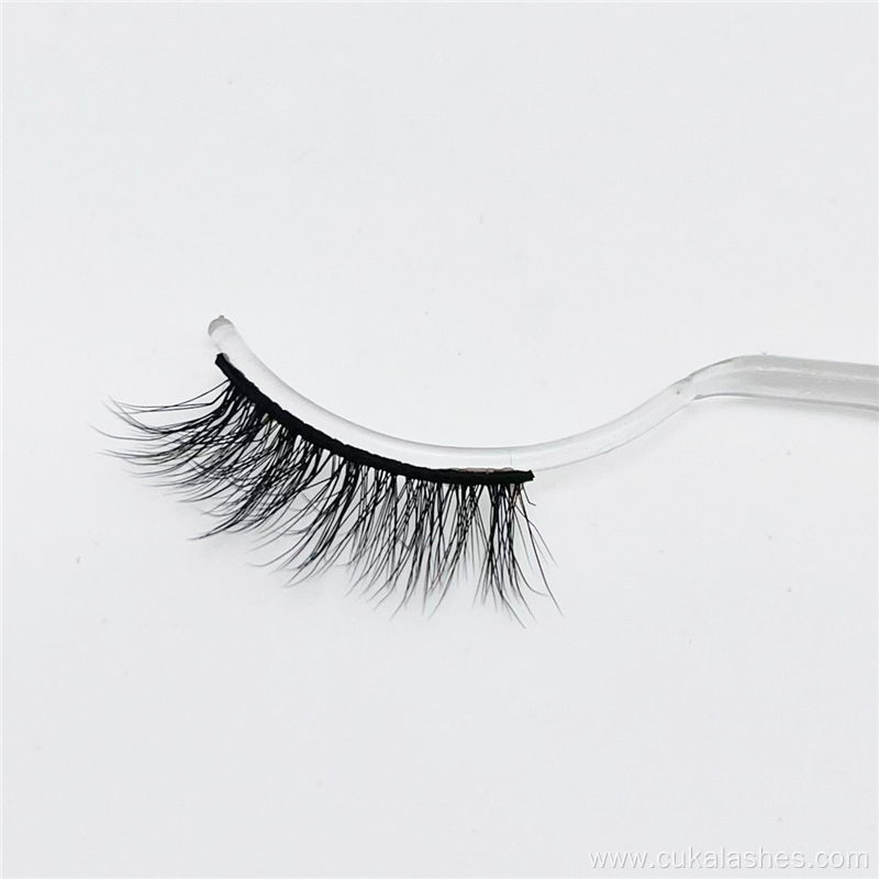 3d faux mink half lashes half corner eyelashes