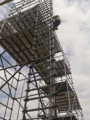 Allround Layher Ringlock Scaffolding System for Building Work