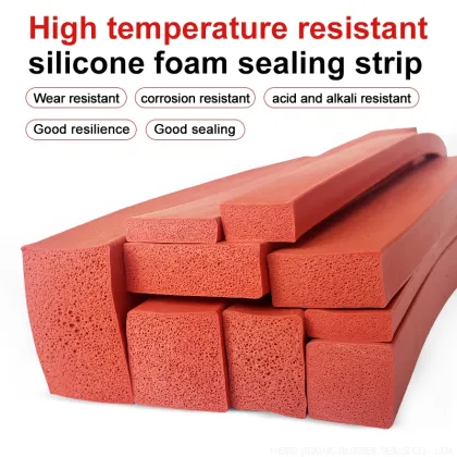 sound insulation sealing strips silicone foam square strips