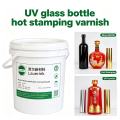 UV কাচের বোতল গরম স্ট্যাম্পিং বার্নিশ