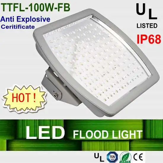 outdoor IP68 120w focos led flood light,100w gas station light, flood lights