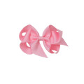 lovely handmade pink satin ribbon bow