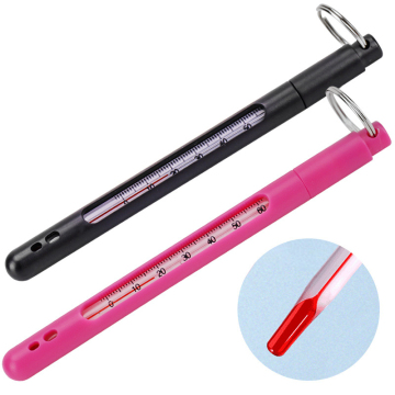 Wholesale 12cm Metal Case Fishing Thermometer for Fly Fishing - SUPERIORFISHING