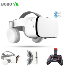 Bobovr Z6 3D Glasses Virtual Reality Immersive VR Headset Bluetooth Wireless Smartphones Google Cardboard Box with Controller