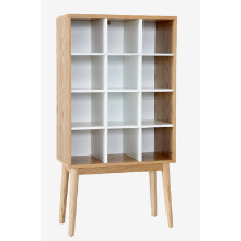 Storage Shelf Bookcase Wooden Open Storage Cabinet
