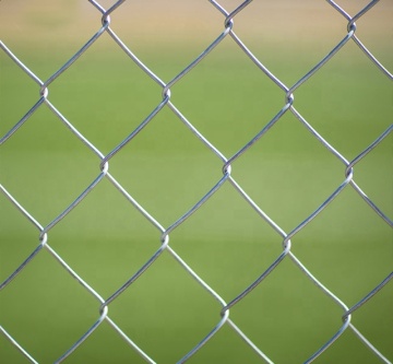 Galvanized and PVC Coated Diamond Fencing Panels & Chain Link Fence