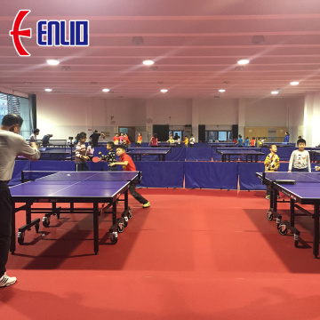 ITTF oficialmente aprovado piso de quadra de esportes de borracha antiderrapante