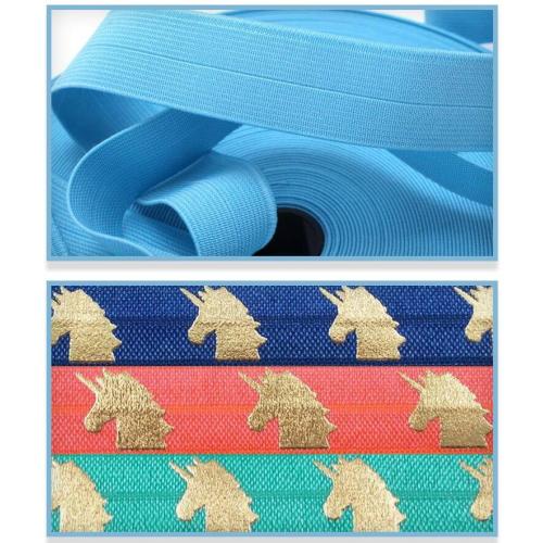 Fold over Elastic folded fastener tape