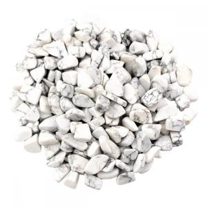 Chip Howlite Beads for Home Decoration & Decor Making Jewelry 100Gram Crushed Irregular Tumbled Stone Pieces Beads No hole