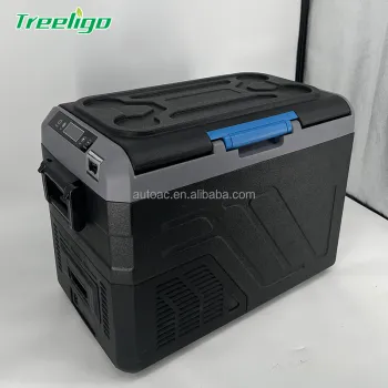 12V Portable Battery Car Refrigerator - Mini Fridge with Compressor for Camping and Outdoor Use (40L)