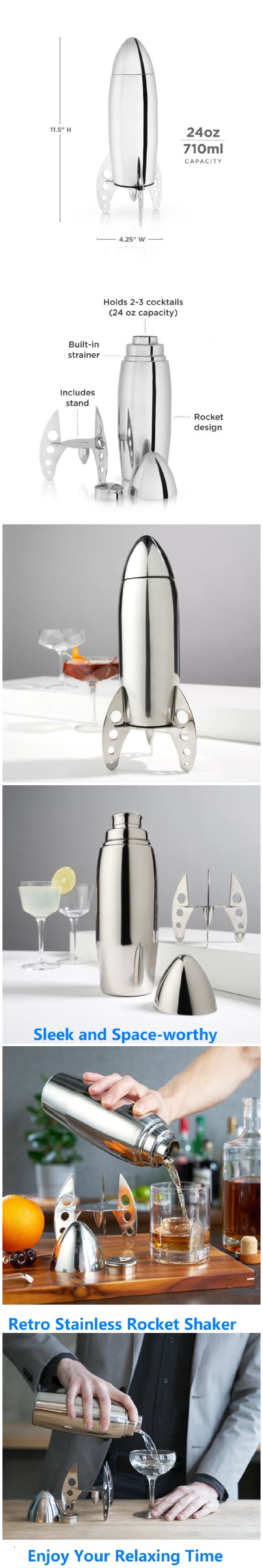 Rocket Cocktail Shaker