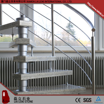Natural stone G603 3+3 granite polished high quality removable stair