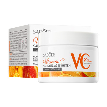 Vitamina C Acido salicilico sbiancante Idratizzanti Calpedini di cotone rassodante Essenza di noodle