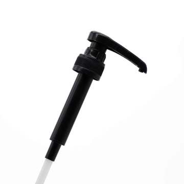 Black 28mm Dispenser Plastic Food Grade Syrup Pump