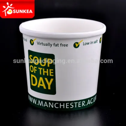 16 oz paper soup cups with paper lids
