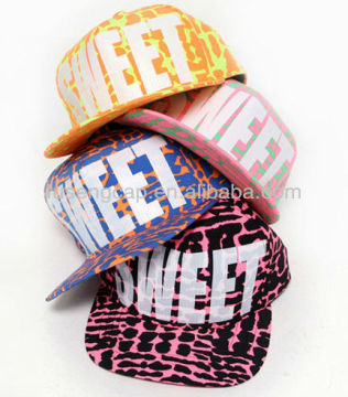 Wholesale Cool Flat Brim Blank Snapback Hats Flat Caps For Kids
