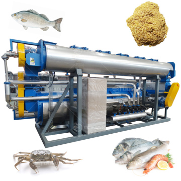 Macchina per asciugatura per pasti a pesce automatico completo per la produzione di grande capacità
