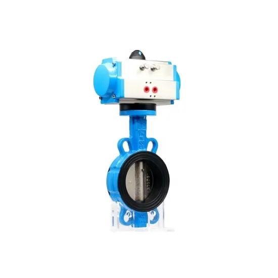 Taike Valve China Manufacturer Wafer Pneumatic Actuator Butterfly Valves