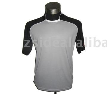 Women's polyester cooldry short sleeve crew neck football jersey
