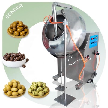 Nut Sugar Dragee Paline Prayer: Máquina de revestimiento de palomitas de maíz pequeña de caramelo para cacahuete en chocolate "Sin embargo, para que sea más conciso y amigable con SEO, puede considerar:" Máquina de recubrimiento de caramelo para