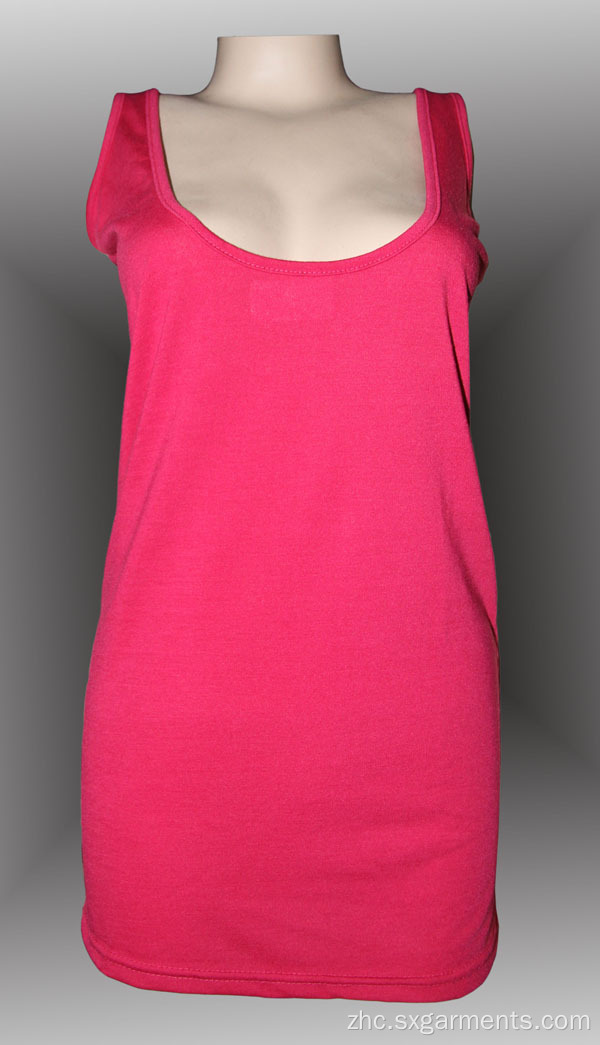妇女背心100％棉花