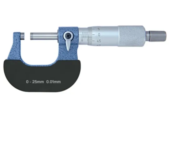 High Quality 0-25mm/0.01mm and 0-1", 0.0001" External Micrometer Set