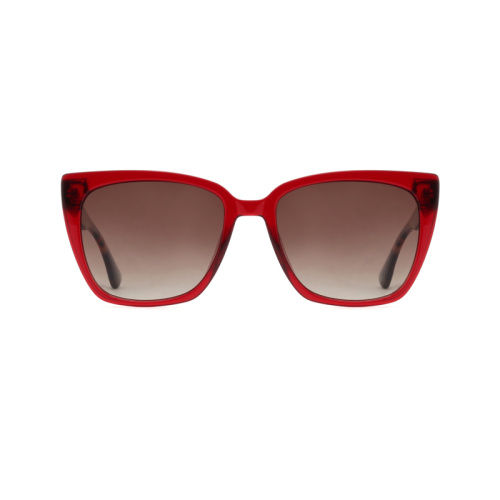 Vente chaude surdimensionnée Cat Eye Light Acetate Sunglasses