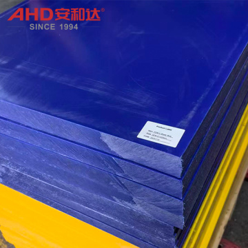 Hoja de poliacetal de hoja de POM azul 40 mm 50 mm 60 mm