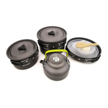 supplies picnic cookware portable camping pot set