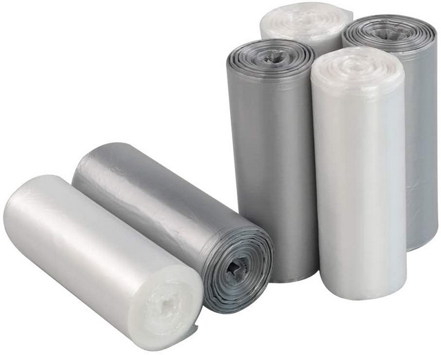 Plastic Eco Clear Packaging Trash Bags Rolls