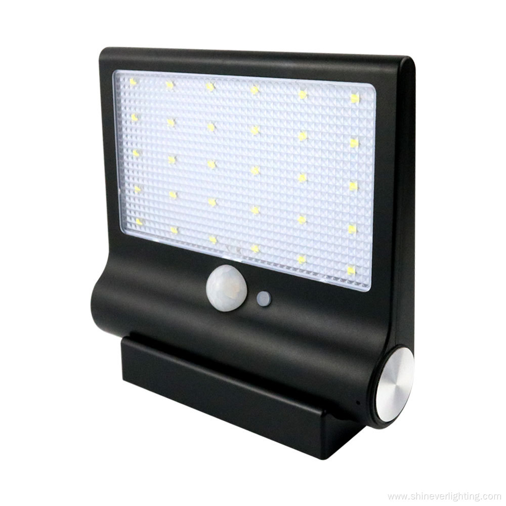 LED Outdoor Solar Motion Sensor Waterproof Wall Light